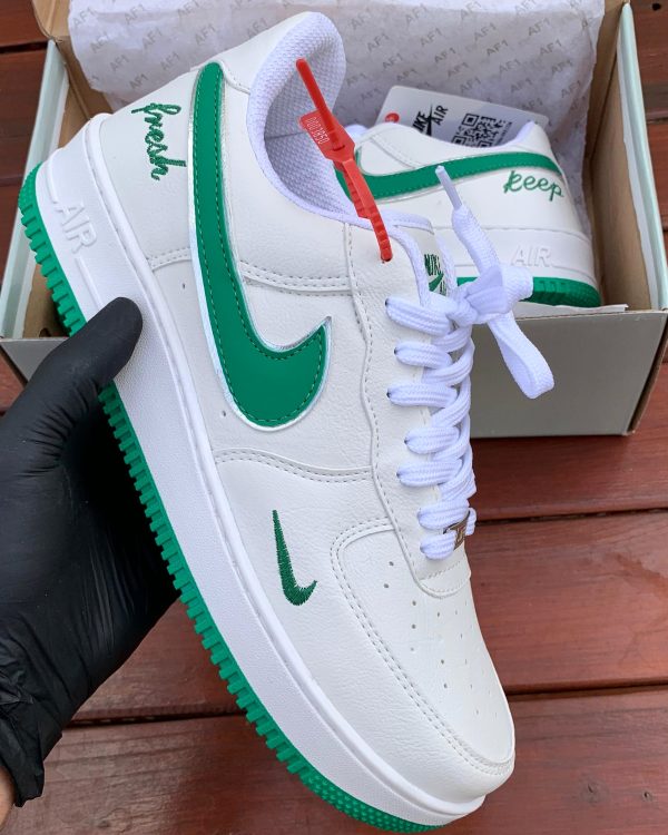 Nike Air Force AF1 - Branco e Verde - Image 2