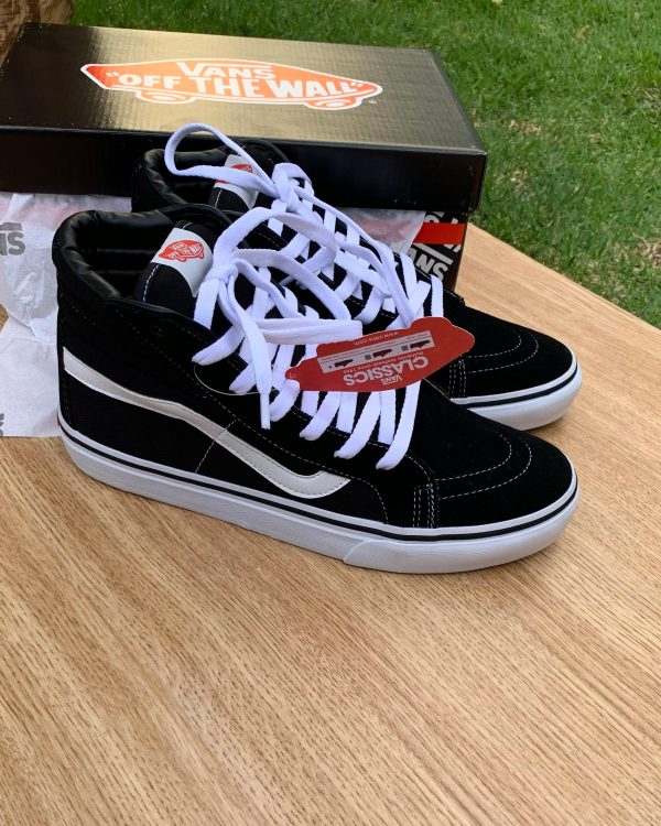 Botinha Vans SK8-HI Black White - Image 2