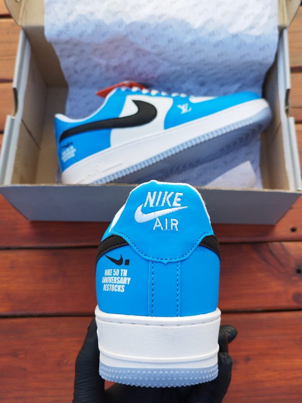 Nike Air Force - Azul Branco Preto - Image 3